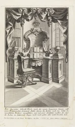 Ein geformter Schreibtisch